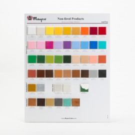 Mayco Non Fired Chip Chart Palette Color Board